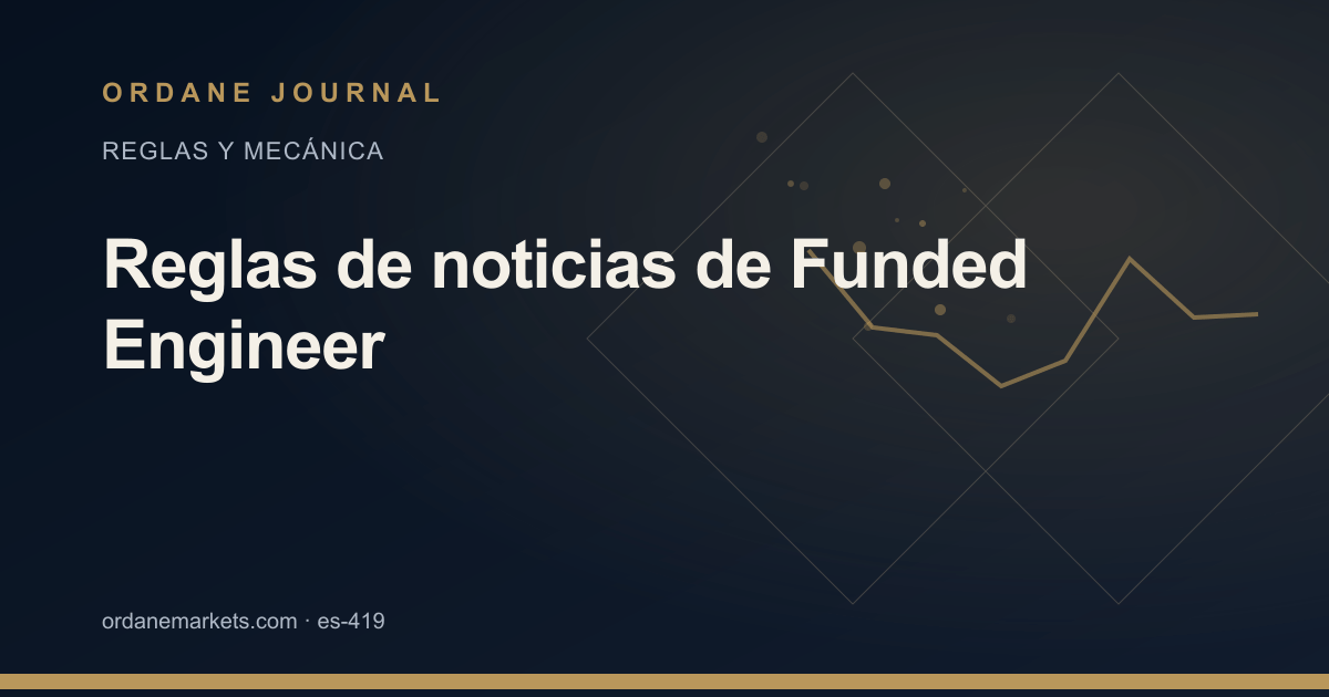 Reglas de noticias de Funded Engineer. Ordane Journal.